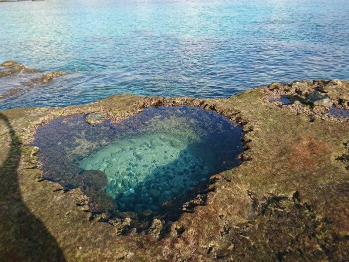 自然が生み出した奇跡の絶景、ハートロック（2021年10月撮影）