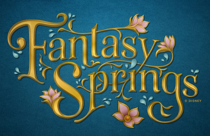 「ファンタジースプリングス」のロゴ(C)Disney