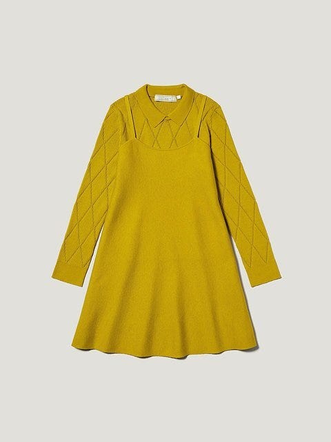 GU 2ピースニットミニワンピース GUの2ピースニットミニワンピース