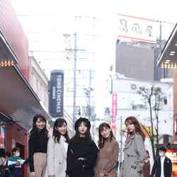 『Miss Campus KANDAI 2020』ファイナリスト（左から）岸本沙季さん、吉田沙弥香さん、加藤千絢さん、野村梨々華さん、平佐知子さん（提供写真）