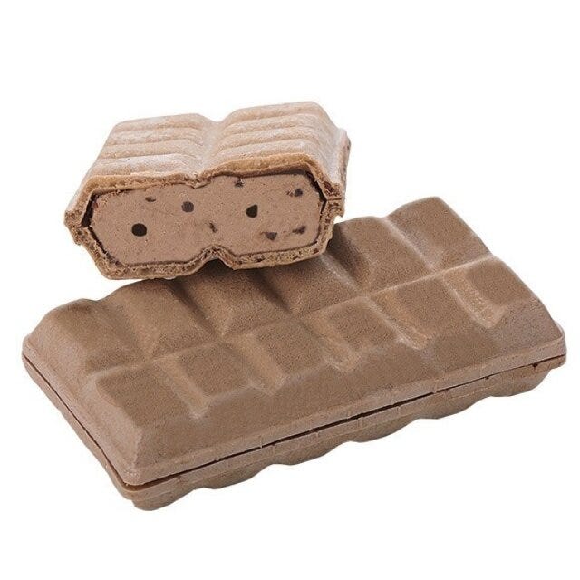 シャトレーゼのベルギーショコラモナカ