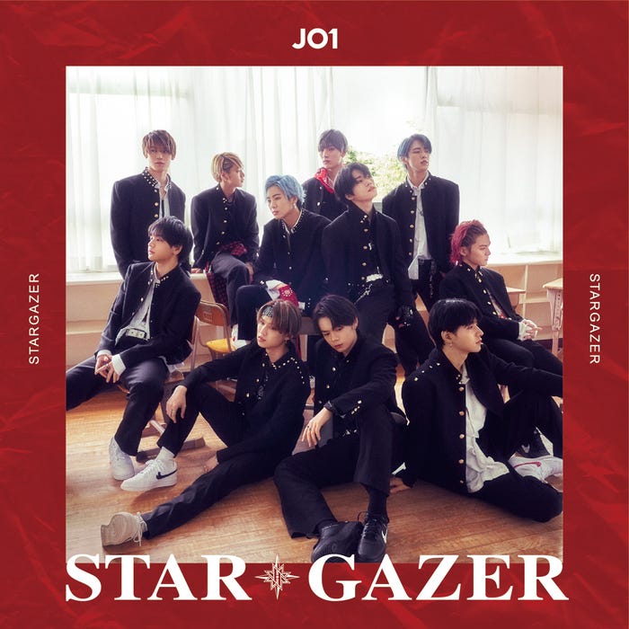 JO1『STARGAZER』ジャケットA(C)LAPONE ENTERTAINMENT