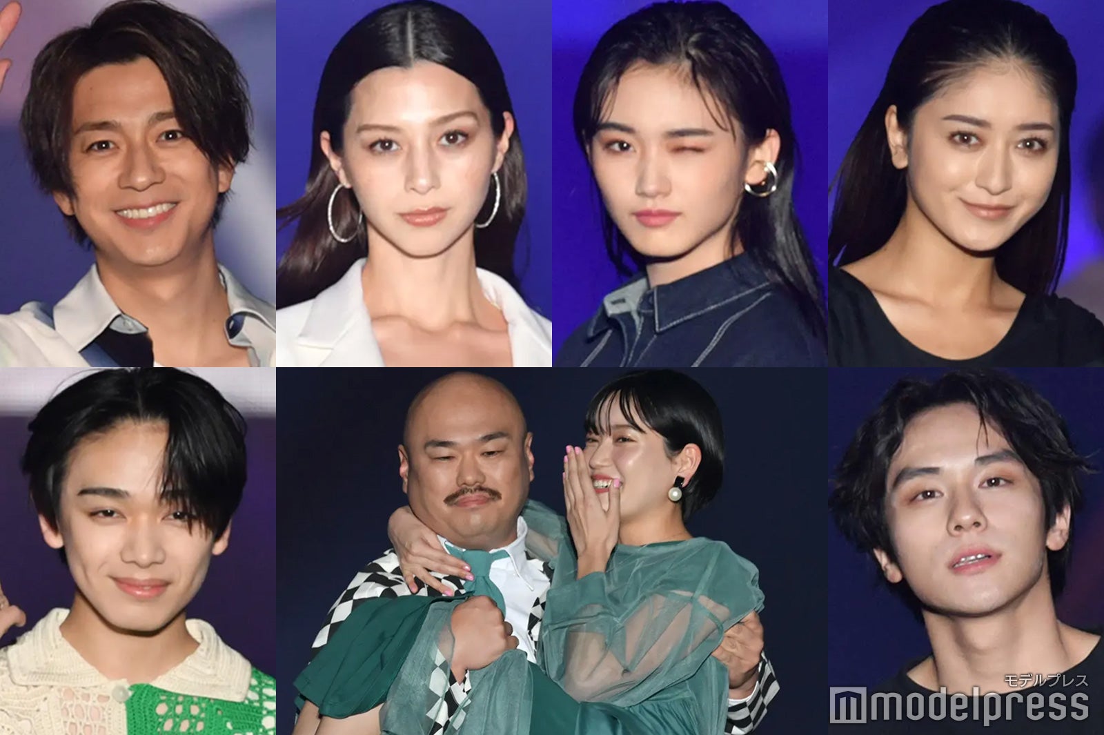 （上段左から）三浦翔平、中条あやみ、山崎天、みちょぱ（下段左から）宮世琉弥、クロちゃん＆リチ、山下幸輝 （C）モデルプレス
