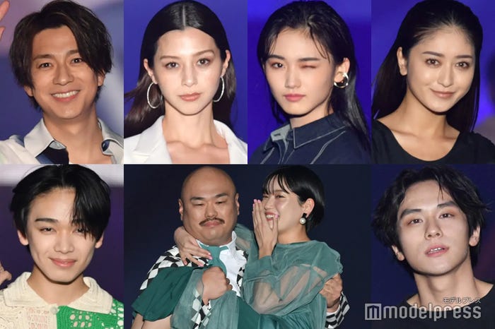 (上段左から)三浦翔平、中条あやみ、山崎天、みちょぱ(下段左から)宮世琉弥、クロちゃん&リチ、山下幸輝 (C)モデルプレス