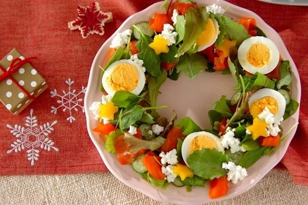 リースのサラダ