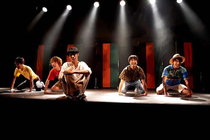 「浅草軽演劇集団・ウズイチ」の第2期公演『シャフ』初日の様子(提供写真)