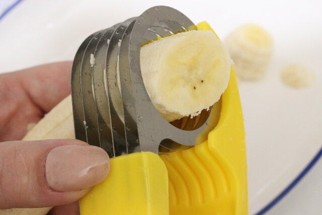 バナナスライサー　使用例