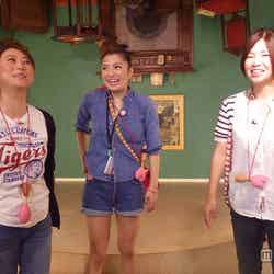 軽井沢を旅する(左から)友近、安西ひろこ、大久保佳代子(オアシズ)(C)CBC