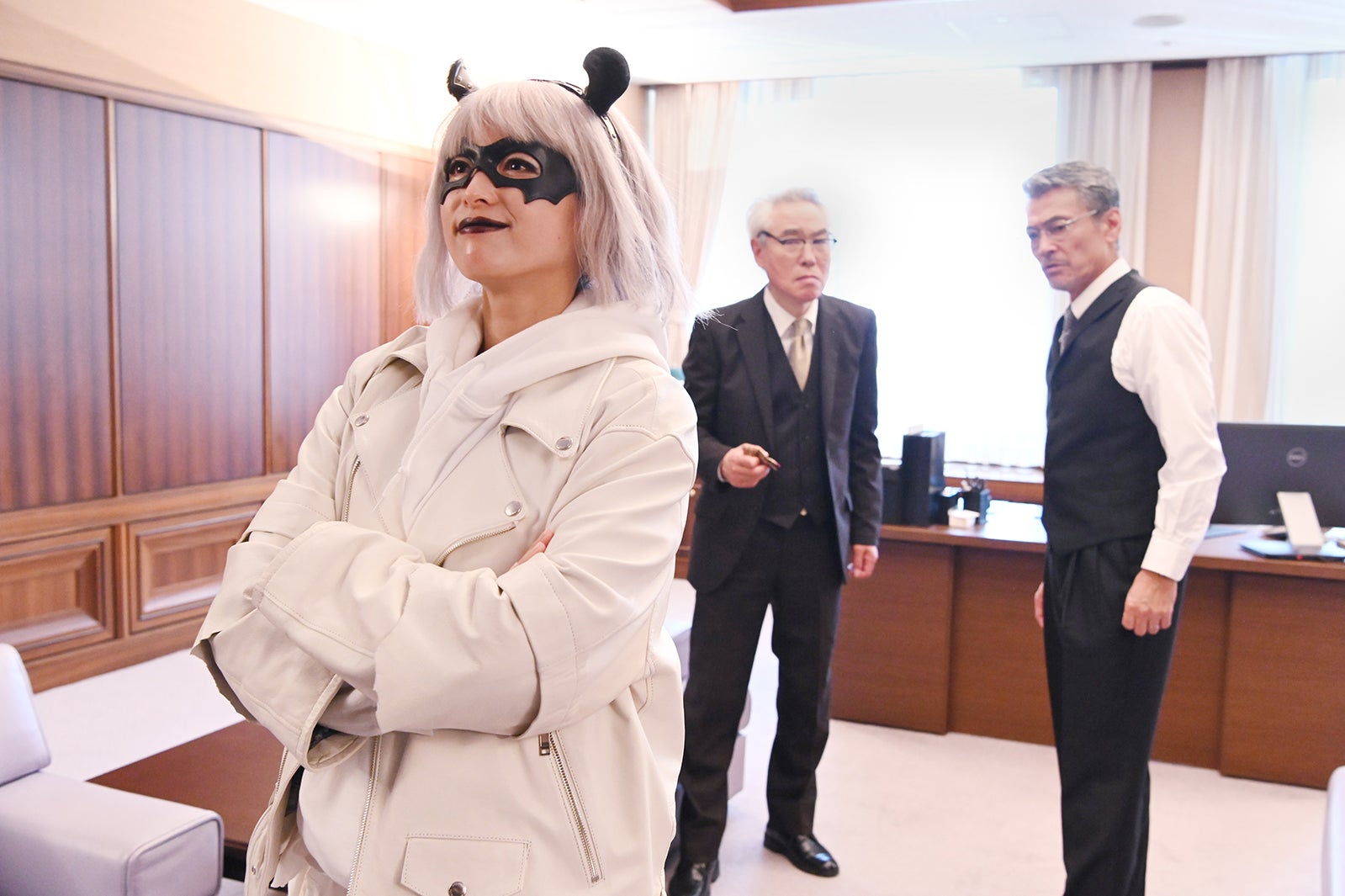 清野菜名「シロでもクロでもない世界で、パンダは笑う。」第2話場面写真（C）日本テレビ