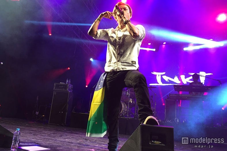 田中聖擁するバンドINKT、初の海外公演でサプライズ 2000人の現地ファン熱狂