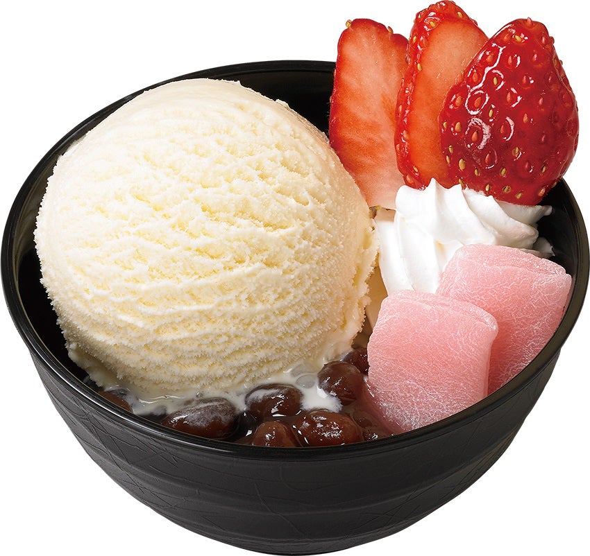 あったかいちごクリームぜんざい