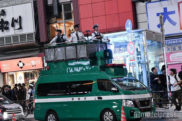 DJポリスも出動/2019年10月26日午後19時頃撮影 (C)モデルプレス