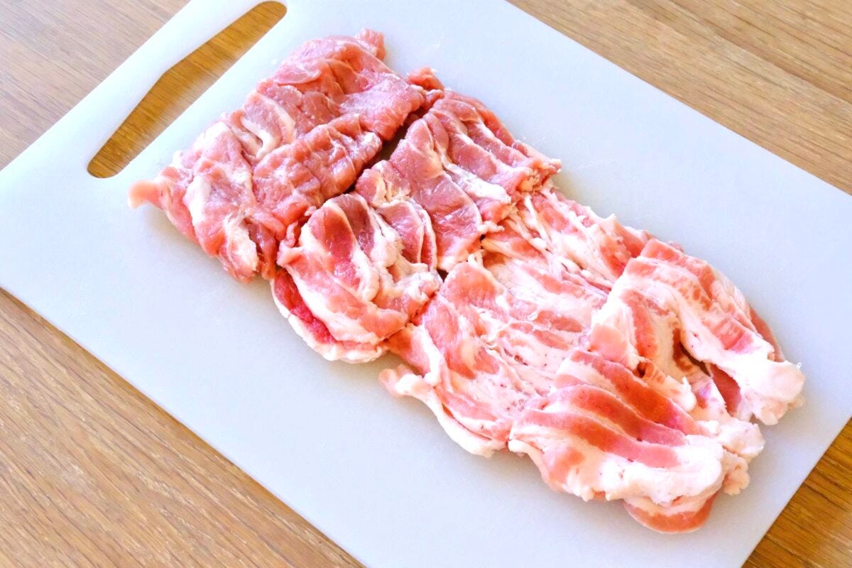 北斗晶 さつまいもと豚バラの炒め物