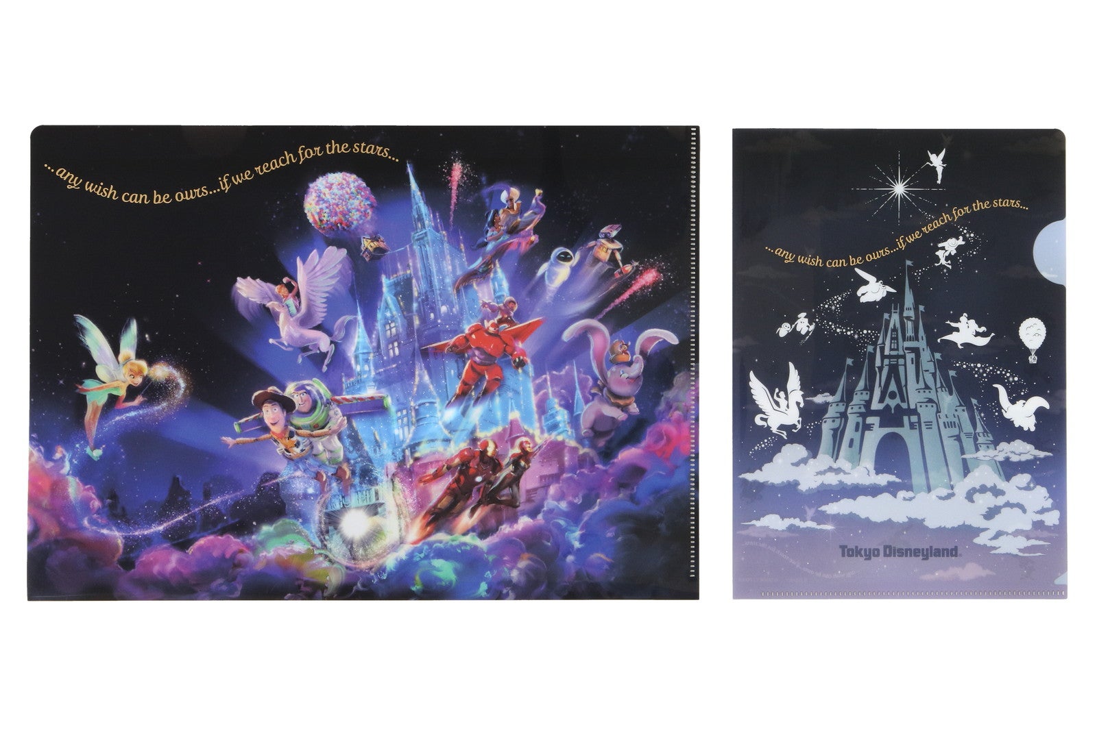 クリアホルダーセット¥750（C）Disney（C）Disney/Pixar （C）MARVEL