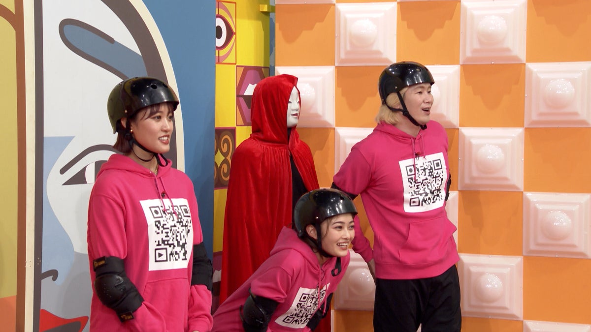 （左から）王林、井上咲楽、カズレーザー（C）TBS