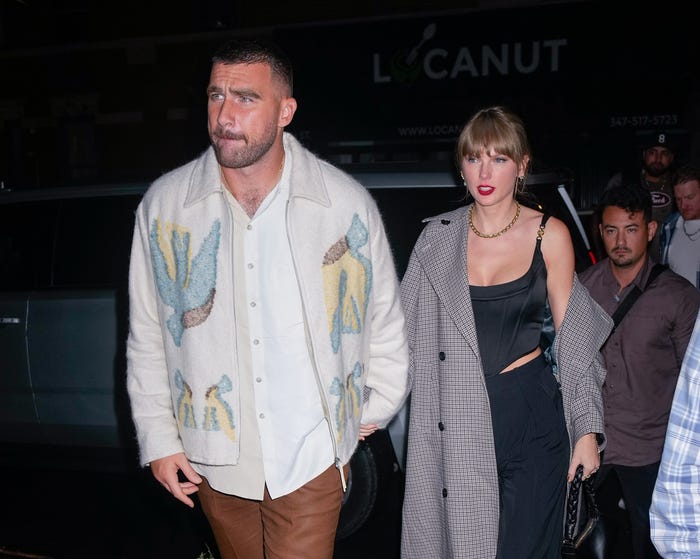 トラヴィス・ケルシー、テイラー・スウィフト/Photo by Getty Images