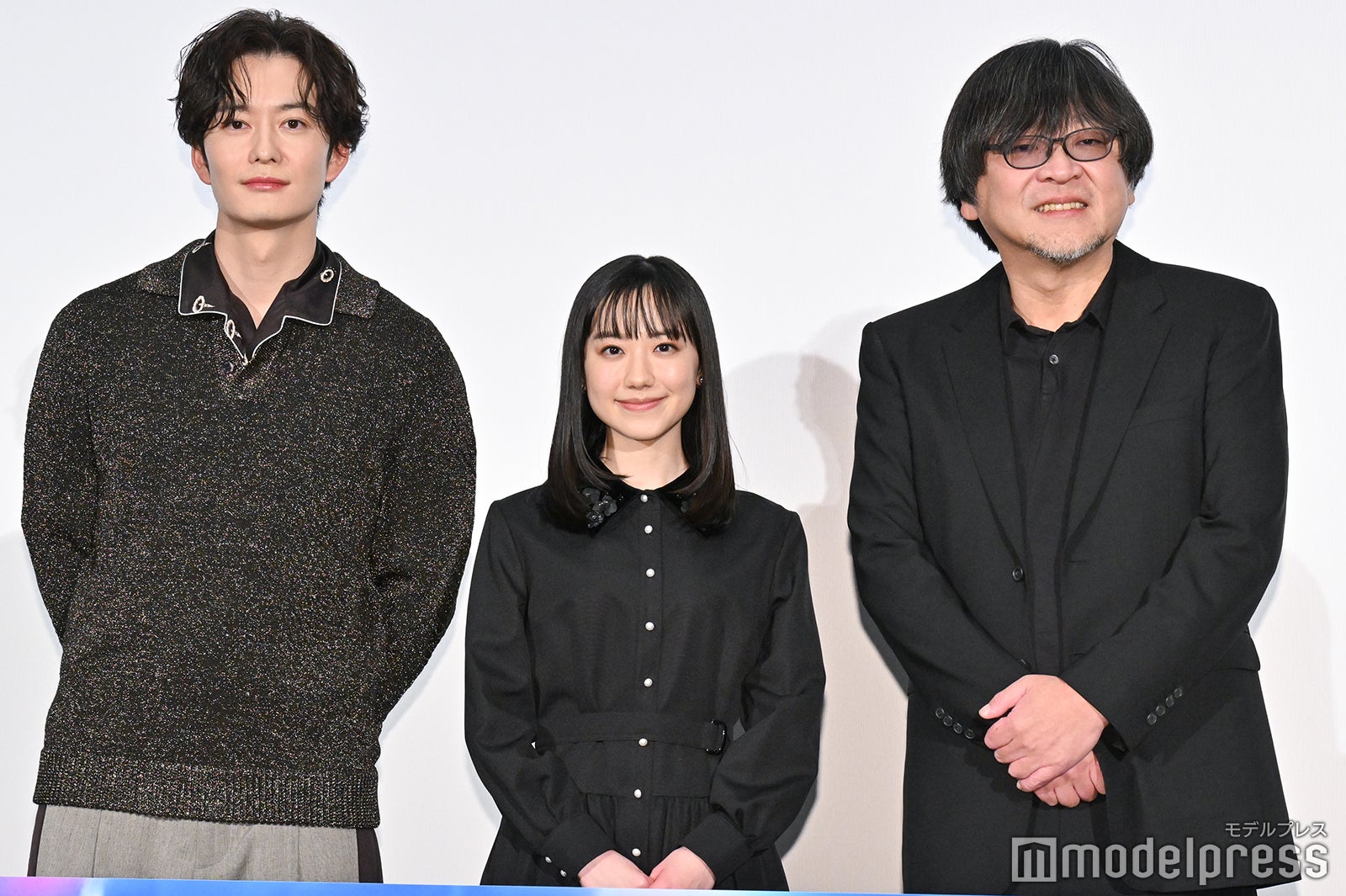 岡田将生、芦田愛菜、細田守監督（C）モデルプレス