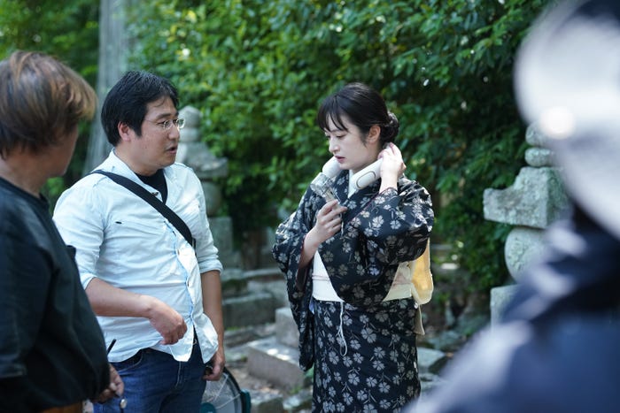 市岡歩監督、門脇麦(C)WOWOW