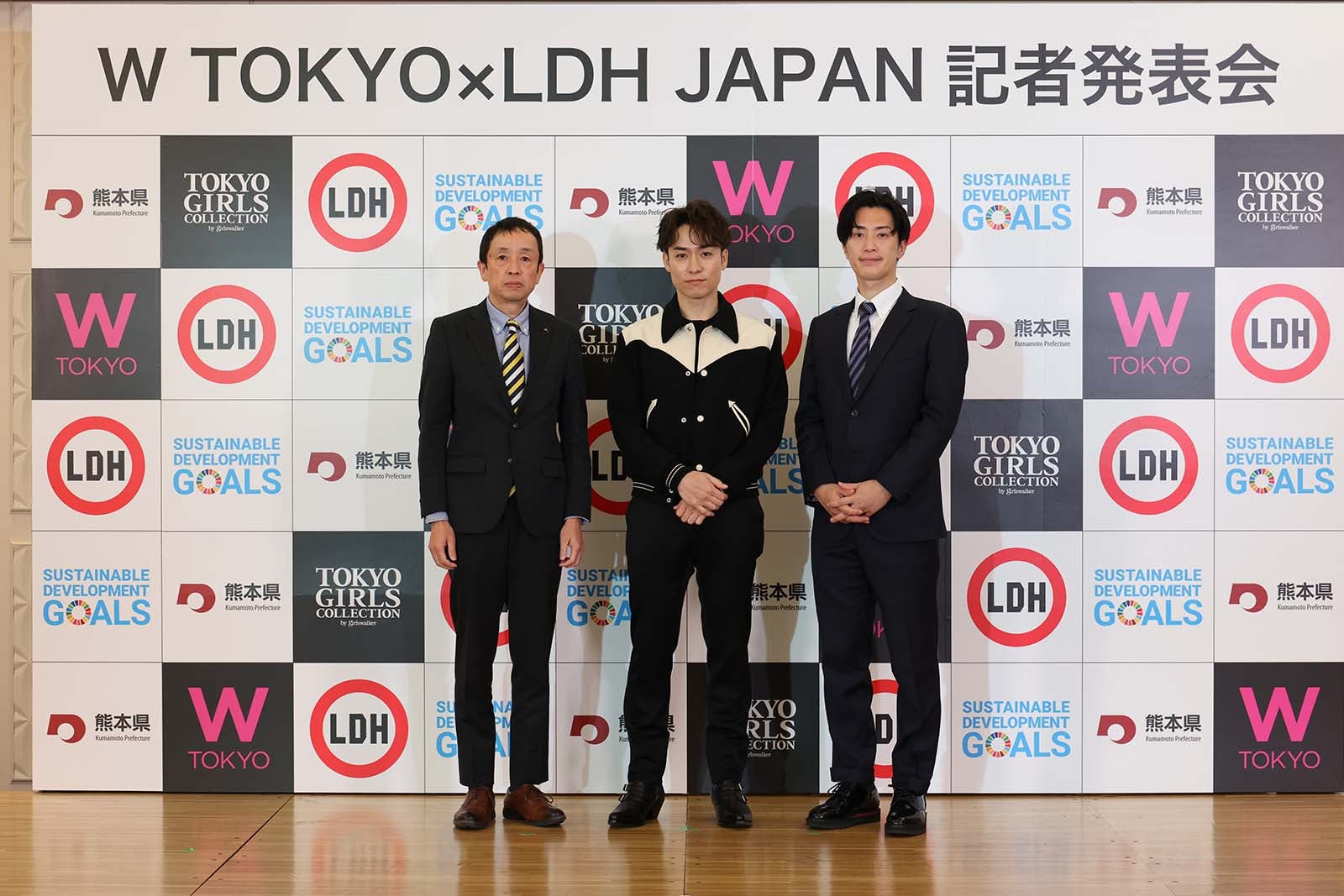 TETSUYAら（C）W TOKYO×LDH JAPAN 記者発表会