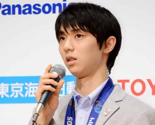 金メダリスト羽生結弦選手、闘志みなぎる「早く練習を」