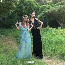 土屋アンナ、冨永愛(C)テレビ朝日