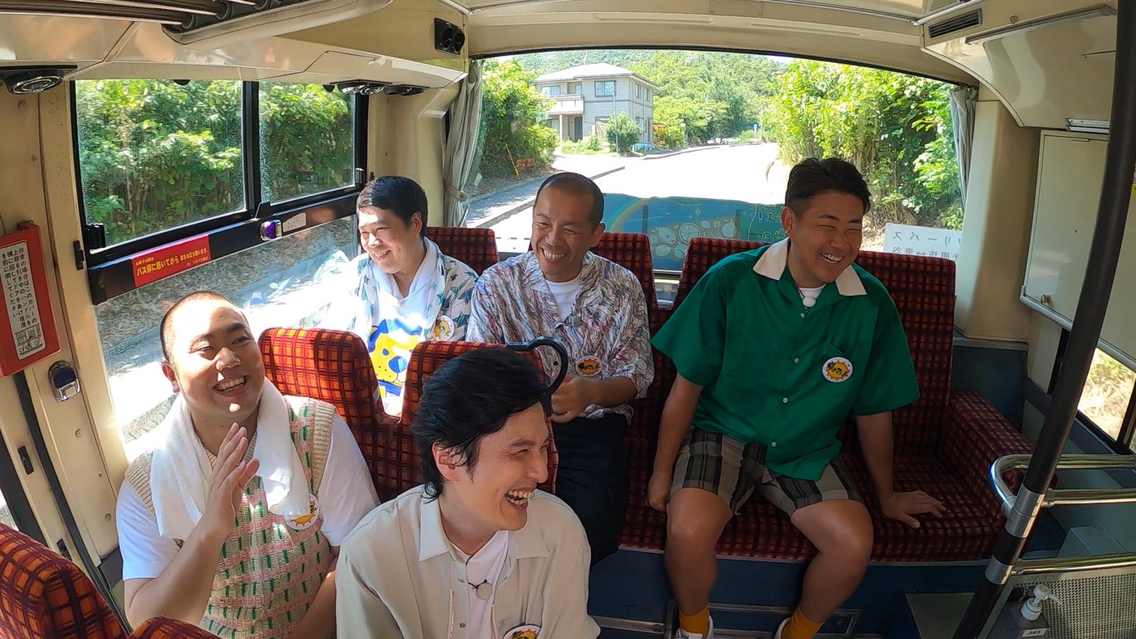 （後列左から時計回りに）タカアンドトシ（タカ、トシ）、松坂大輔、清塚信也、岡部大（C）テレビ朝日