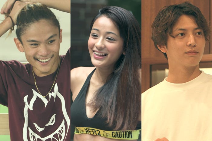 新メンバー(左から)中田海斗、木佐貫まや、河野聡太「TERRACE HOUSE OPENING NEW DOORS」(C)フジテレビ/イースト・エンタテインメント