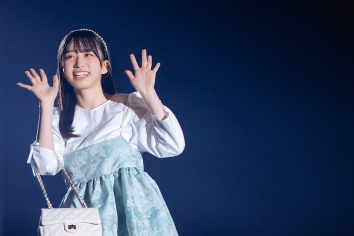 岸帆夏/日向坂46 四期生「おもてなし会」 (撮影:上山陽介)