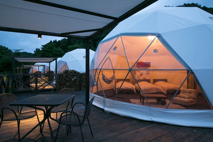 伊勢志摩グランピング グランドーム伊勢賢島／画像提供：マリントピアリゾート