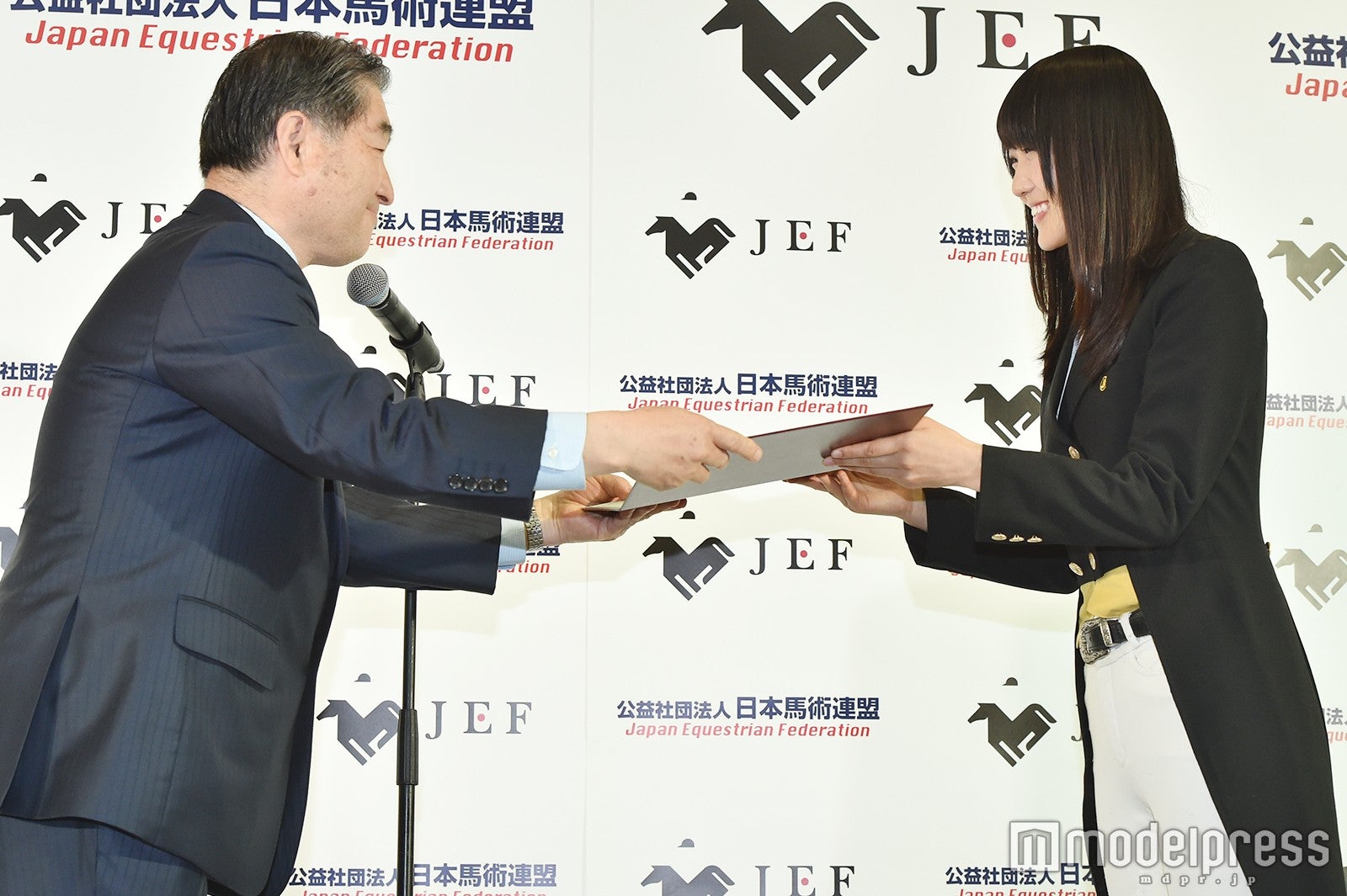 会見の様子 （C）モデルプレス