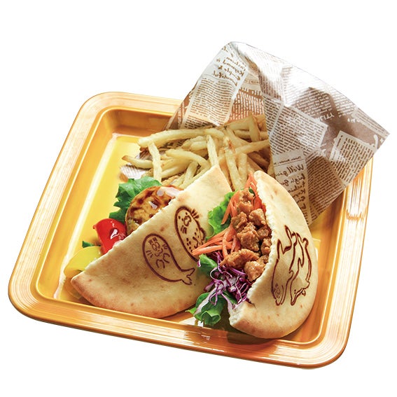 からふるピタパンサンドプレート 1,050円 （C）2019 Alice Taylor＆Thomas Taylor ALL RIGHTS RESERVED