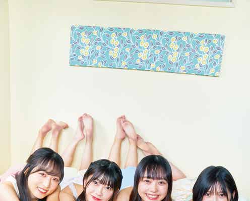 AKB48村山彩希・小栗有以・大盛真歩・千葉恵里、ノースリーブの部屋着姿でリラックス