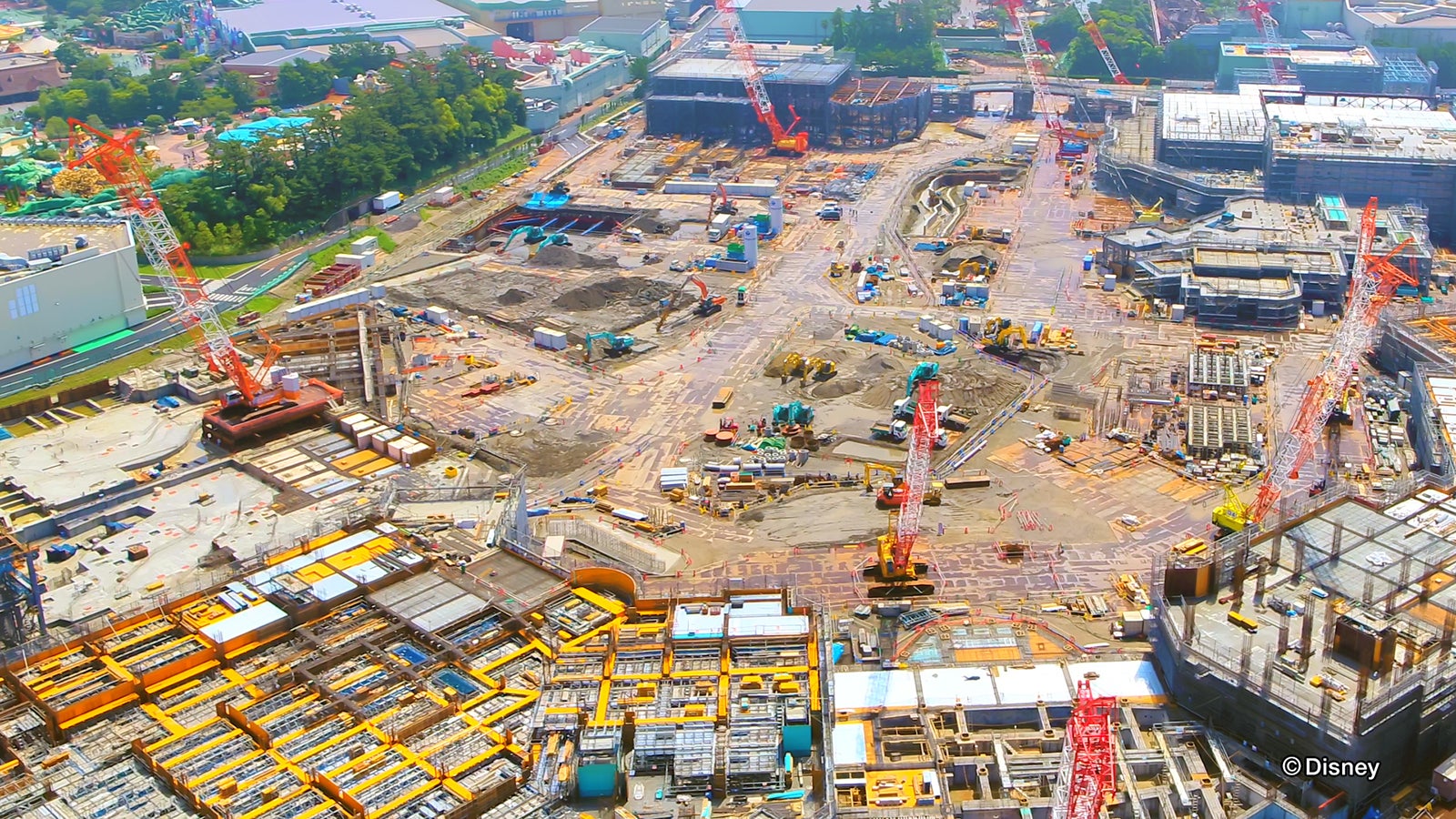 2020年7月ドローン撮影（C）Disney