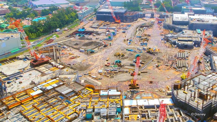 2020年7月ドローン撮影(C)Disney