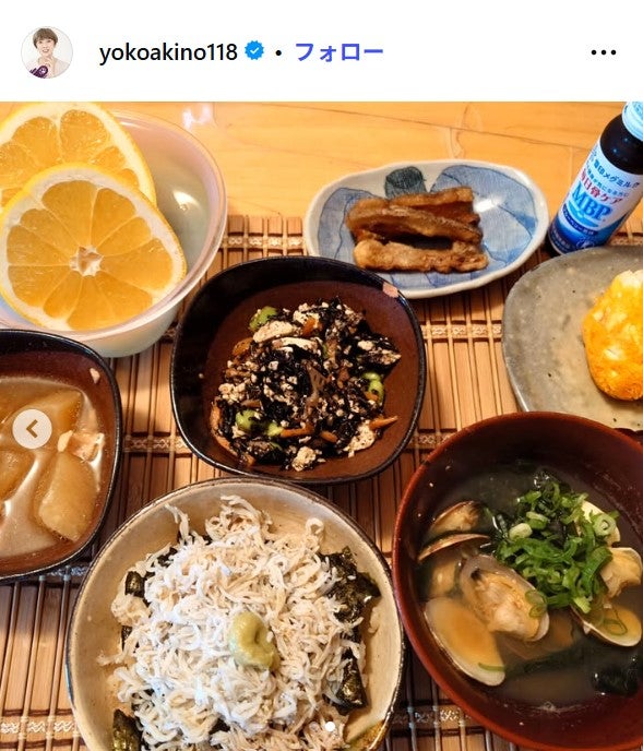 秋野暢子Instagramより
