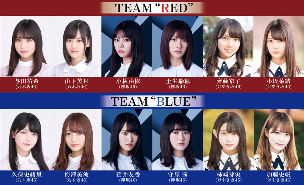 乃木坂・欅坂・けやき坂共演舞台「ザンビ」新キャスト＆チーム分け発表