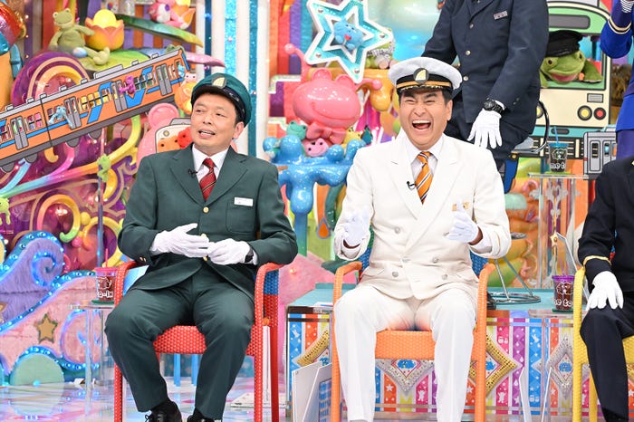 礼二、石原良純(C)テレビ朝日