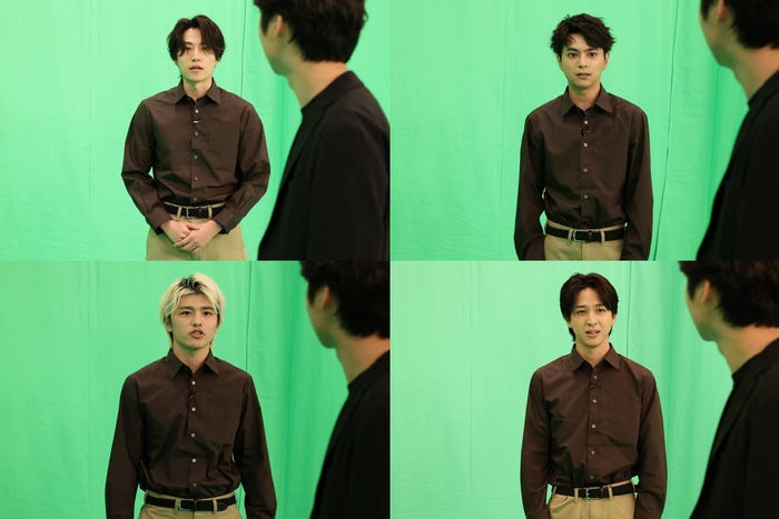 (左上から)橋本将生、佐藤勝利(下左から)篠塚大輝、寺西拓人(C)フジテレビ