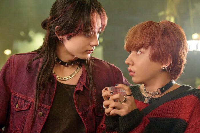 藤林泰也、長野凌大「PUNKS△TRIANGLE<パンクス・トライアングル>」(C)沖田有帆/ホーム社・NBCユニバーサル・エンターテイメントジャパン