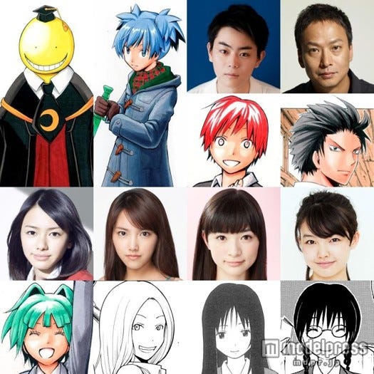 「暗殺教室」の出演者(C)2015松井優征/集英社・映画「暗殺教室」製作委員会