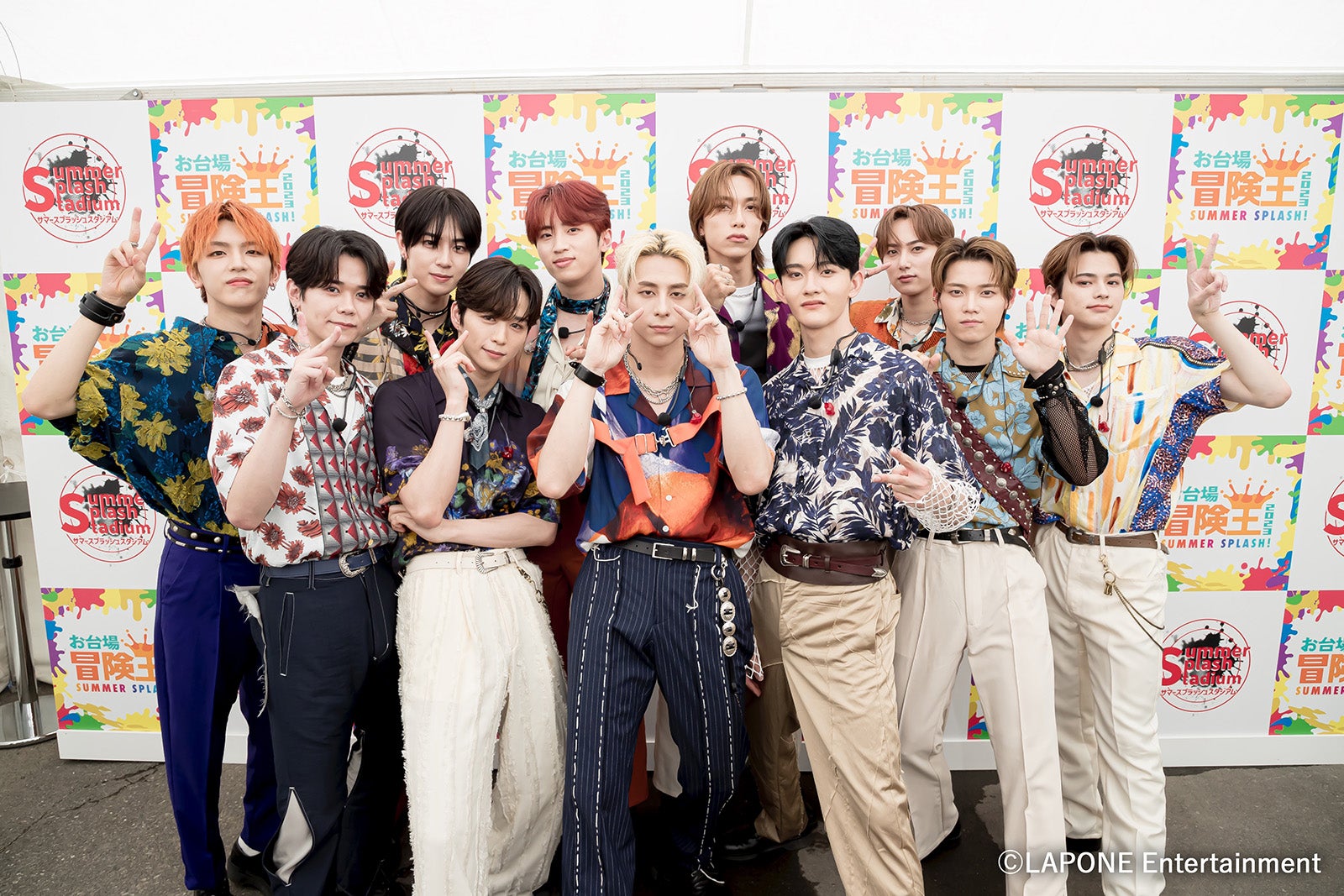 INI「めざましライブ」より（C）LAPONE Entertainment