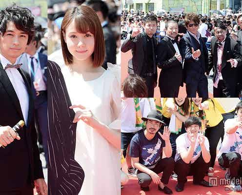 斎藤工、トリンドル玲奈ら那覇レッドカーペット登場 観客6万人を熱狂<写真特集/沖縄国際映画祭>