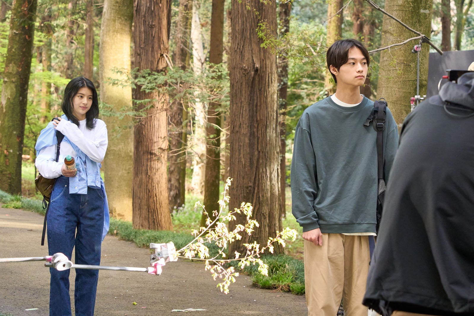 （左から）出口夏希、青山凌大（提供写真）