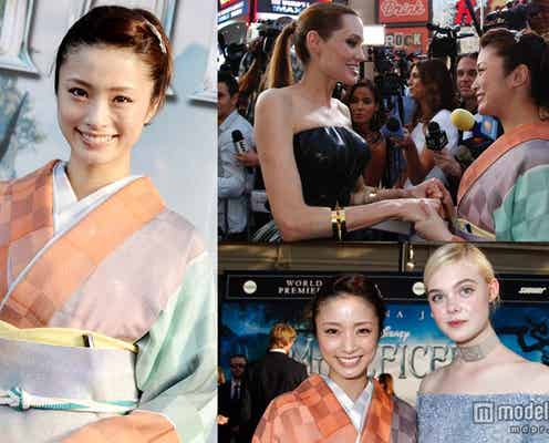 上戸彩、ディズニー映画に参戦 初LAでアンジェリーナ・ジョリーと対面「生き様を尊敬しています」