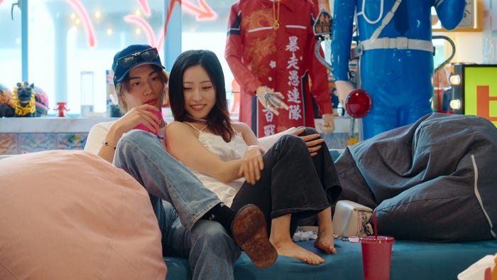 二世、あも/Netflixリアリティシリーズ「ラヴ上等」(提供写真)