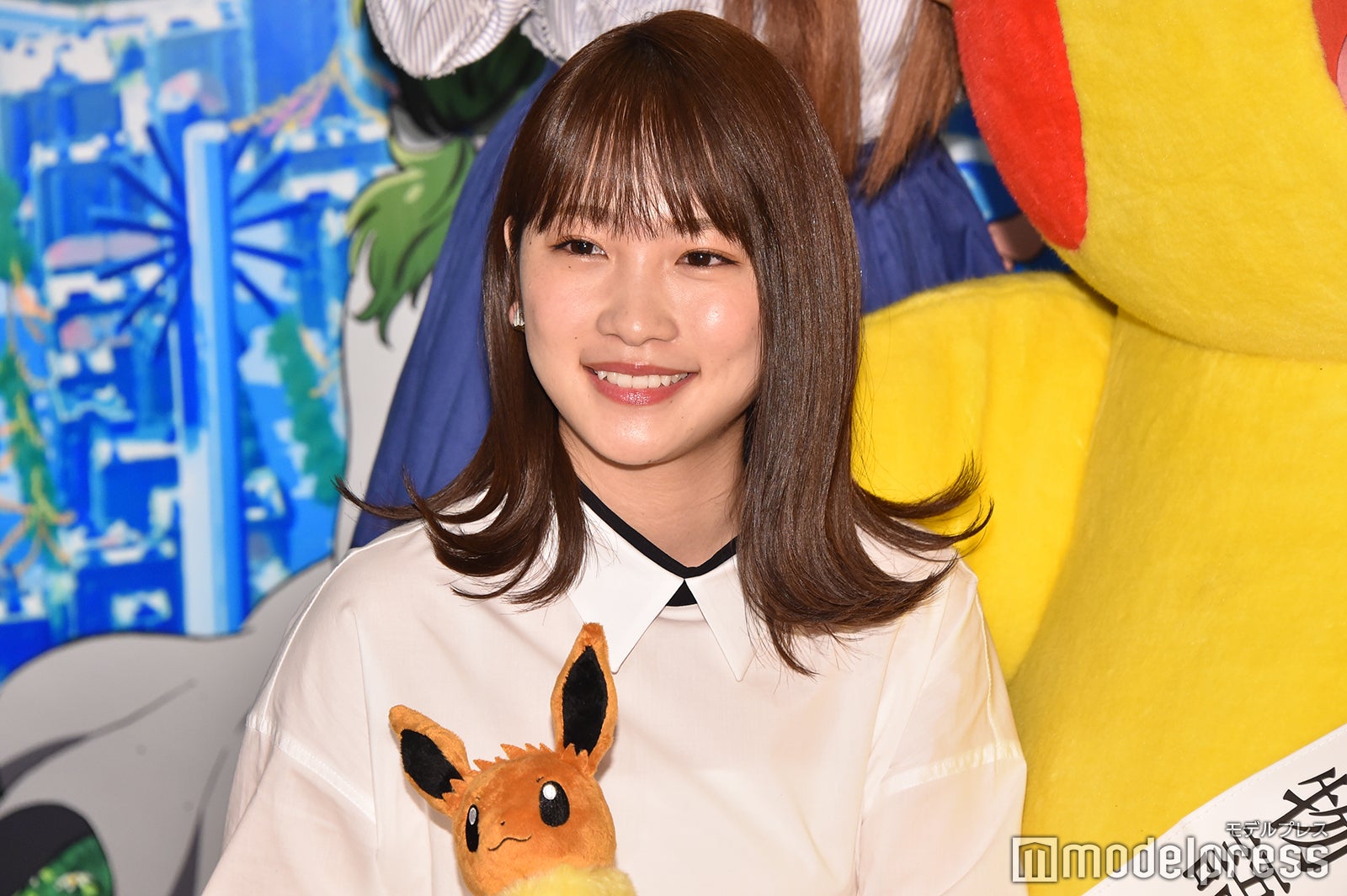 川栄李奈、明るい女子高生役に苦戦？「私は普段暗いので…」＜劇場版ポケットモンスター みんなの物語＞
