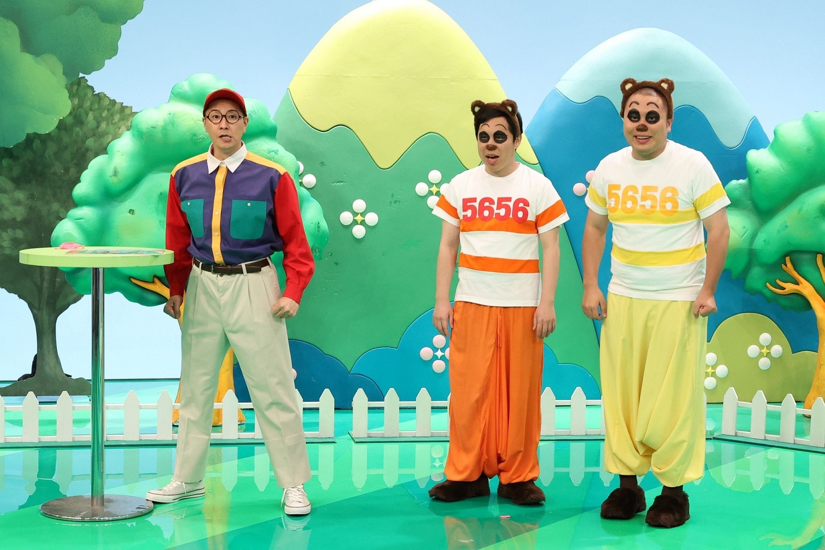 「バクバクさん」左から）長田庄平、せいや、岡部大 （C）フジテレビ