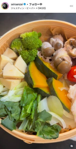 安斉星来Instagramより