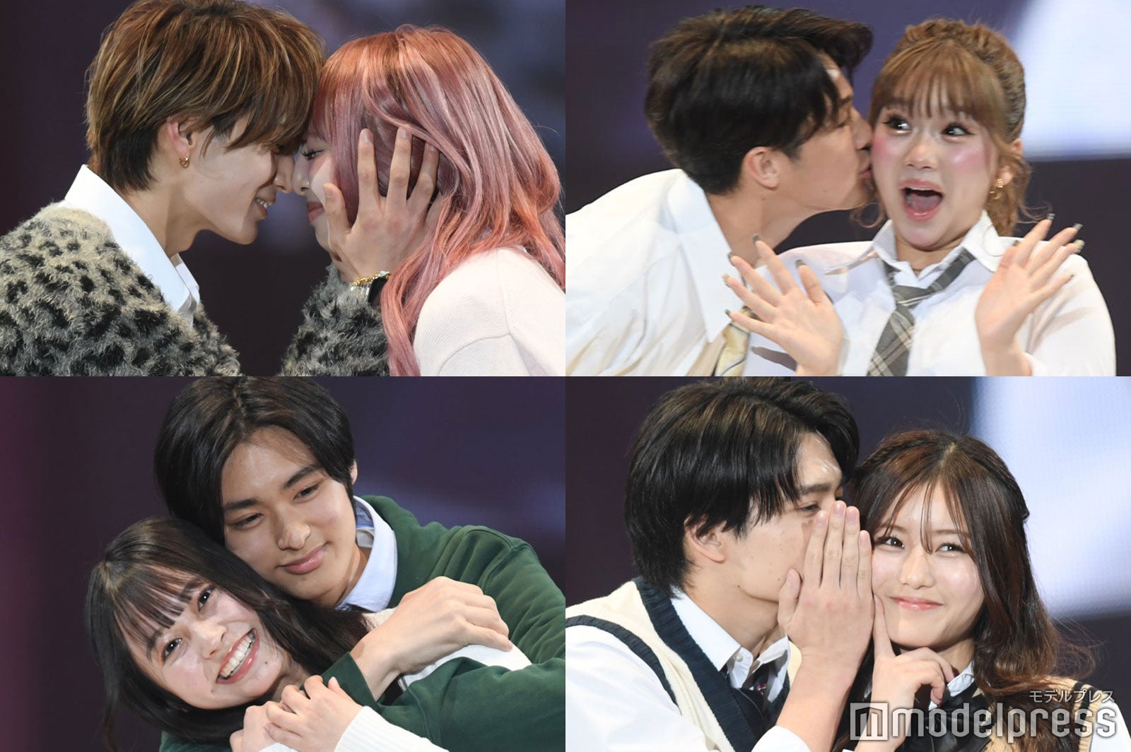 「今日好き」やまあいカップルら豪華集結、頬キス・バックハグ…ラブラブステージに歓声【札幌コレクション2024SS】