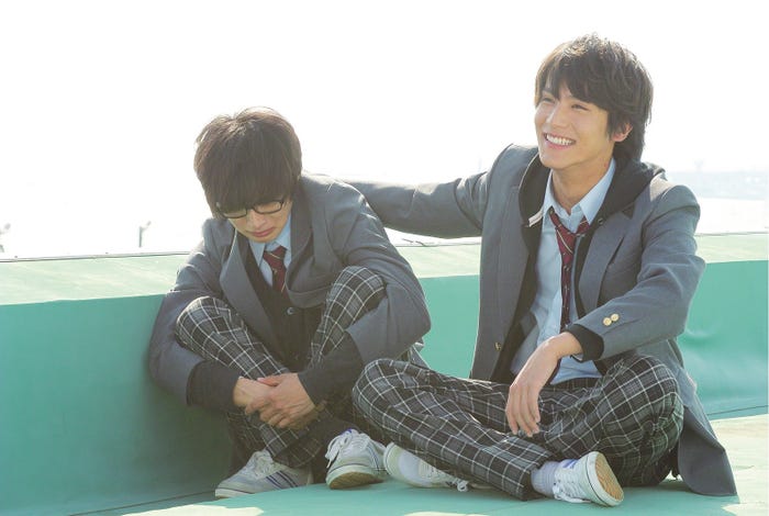 公生と渡、2人の友情も感動を誘う(C)2016フジテレビジョン 講談社 東宝 (C)新川直司/講談社